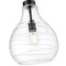 Z-Lite Bon Air Pendant, 1-Light, 10 In.W x 13.75 In.H, Matte Black/Clear 496P10-MB - alternate 6